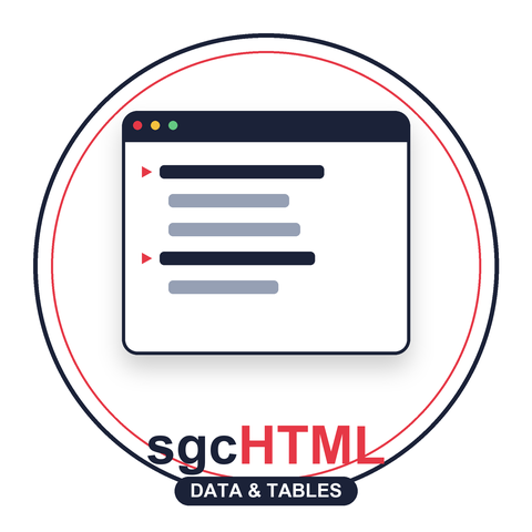 Four New sgcHTML Components for Structured Data: TreeGrid, PivotTable, ActivityFeed and Splitter