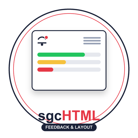 Six New sgcHTML Feedback Components: Badge, PDFViewer, ContextMenu, ProgressBar, JobProgress and LogViewer